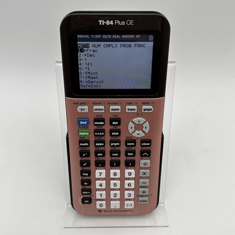 Texas Instruments TI-84 Plus CE Python Graphing Calculator Pink Rose Gold TESTED